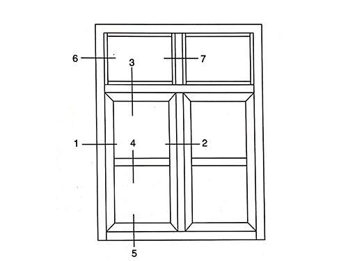 63系列隔熱外平開(kāi)門(mén)
